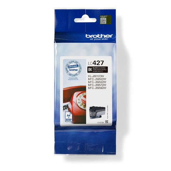 Picture of Brother LC427BK ink cartridge 1 pc(s) Original Black