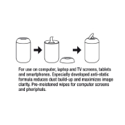 Picture of ACT Surface Cleaning Wipes, 100st