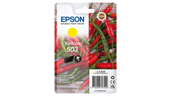 Picture of Epson 503 ink cartridge 1 pc(s) Original Standard Yield Yellow