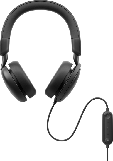Picture of DELL WH5024 Headset Wired Head-band Calls/Music USB Type-C Black