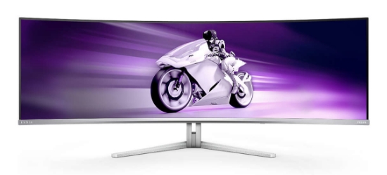 Picture of Philips Evnia 8000 49M2C8900L/00 computer monitor 124.2 cm (48.9") 5120 x 1440 pixels Dual QHD QD-OLED White