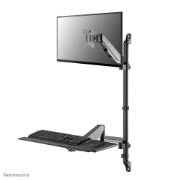Picture of Neomounts WL90-325BL1 Sit-stand workstation wall 17-32" - gas spring