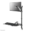 Image de Neomounts WL90-325BL1 Station de travail assis-debout - mural - 17-32" - ressort à gaz