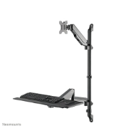 Picture of Neomounts WL90-325BL1 Sit-stand workstation wall 17-32" - gas spring