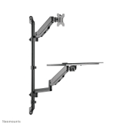 Picture of Neomounts WL90-325BL1 Sit-stand workstation wall 17-32" - gas spring