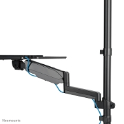 Picture of Neomounts WL90-325BL1 Sit-stand workstation wall 17-32" - gas spring