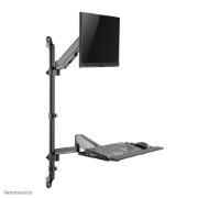 Picture of Neomounts WL90-325BL1 Sit-stand workstation wall 17-32" - gas spring
