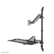 Picture of Neomounts WL90-325BL1 Sit-stand workstation wall 17-32" - gas spring