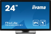Picture of iiyama ProLite T2438MSC-B1 computer monitor 60.5 cm (23.8") 1920 x 1080 pixels Full HD LED Touchscreen Black