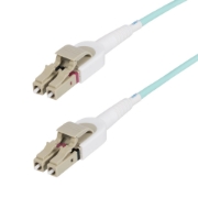 Picture of StarTech.com 5m (16.4ft) LC to LC (UPC) OM4 Switchable Fiber Optic Cable 50/125µm, 100G, Toolless Polarity Switching, Low Insertion Loss - LSZH Fiber Jumper Cord