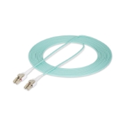 Picture of StarTech.com 5m (16.4ft) LC to LC (UPC) OM4 Switchable Fiber Optic Cable 50/125µm, 100G, Toolless Polarity Switching, Low Insertion Loss - LSZH Fiber Jumper Cord