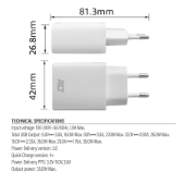 Picture of ACT USB-C Charger 35W with Power Delivery PPS and GaNFast