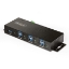 Afbeeldingen van StarTech.com 7-Port Managed USB Hub met 4x USB-A, Heavy Duty met Industriële Stalen Behuizing, ESD & Overspanningsbeveiliging, Wand/Bureau/Din-Rail Montage, USB 3.0/3.1/3.2 Gen 1 5Gbps