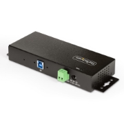 Picture of StarTech.com 5G7AINDRM-USB-A-HUB interface hub USB 3.2 Gen 1 (3.1 Gen 1) Type-B 5000 Mbit/s Black