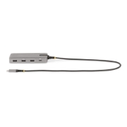 Picture of StarTech.com USB-C Triple Monitor Multiport Adapter, Dual 4K 60Hz + 4K 30Hz HDMI & DisplayPort, 3-Port USB 10Gbps Hub, 100W PD Pass-Through, GbE, Travel Dock, Windows & ChromeOS