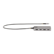 Picture of StarTech.com USB-C Triple Monitor Multiport Adapter, Dual 4K 60Hz + 4K 30Hz HDMI & DisplayPort, 3-Port USB 10Gbps Hub, 100W PD Pass-Through, GbE, Travel Dock, Windows & ChromeOS