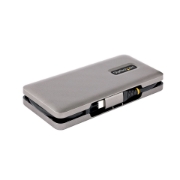 Picture of StarTech.com 4-Port USB-C Hub, 4x USB-C Ports, USB 3.2 Gen 2 (10Gbps) - Portable USB C Hub with 100W Power Delivery Pass-Through - USB Type C Hub w/ 12.6in/32cm Wrap-Around Cable