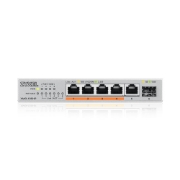 Picture of Zyxel XMG-105HP Unmanaged 2.5G Ethernet (100/1000/2500) Power over Ethernet (PoE) Silver