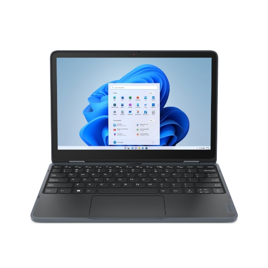 Picture of Lenovo 300w Yoga Gen 4 Intel® N N100 Hybrid (2-in-1) 29.5 cm (11.6") Touchscreen HD 4 GB LPDDR5-SDRAM 128 GB SSD Wi-Fi 6 (802.11ax) Windows 11 Pro Academic Belgian Grey
