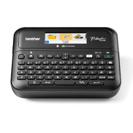 Picture of Brother PT-D610BTVP label printer Thermal transfer 180 x 360 DPI 30 mm/sec Wired & Wireless TZe Bluetooth