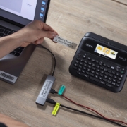 Picture of Brother PT-D610BTVP label printer Thermal transfer 180 x 360 DPI 30 mm/sec Wired & Wireless TZe Bluetooth