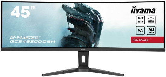 Picture of iiyama G-MASTER RED EAGLE CURVED computer monitor 114.3 cm (45") 5120 x 1440 pixels Dual QHD LED Black