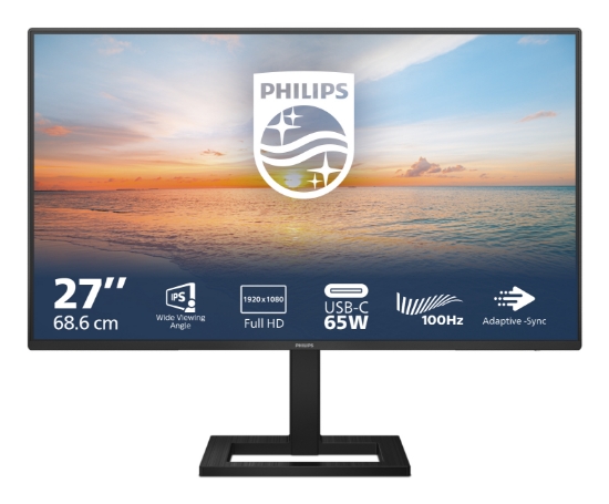 Picture of Philips 1000 series 27E1N1300AE/00 LED display 68.6 cm (27") 1920 x 1080 pixels Full HD LCD Black