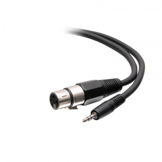 Picture of C2G 0.9m 3.5mm Male 3 Position TRS to Female XLR Cable