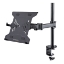 Picture of StarTech.com Laptop Desk Mount - Monitor and Laptop Mount - Displays up to 34in (8kg/17.6lb) & Laptops (4.5kg/9.9lb) - Articulating VESA Laptop Tray Arm - Clamp / Grommet Mount