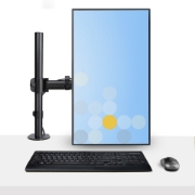 Picture of StarTech.com Laptop Desk Mount - Monitor and Laptop Mount - Displays up to 34in (8kg/17.6lb) & Laptops (4.5kg/9.9lb) - Articulating VESA Laptop Tray Arm - Clamp / Grommet Mount