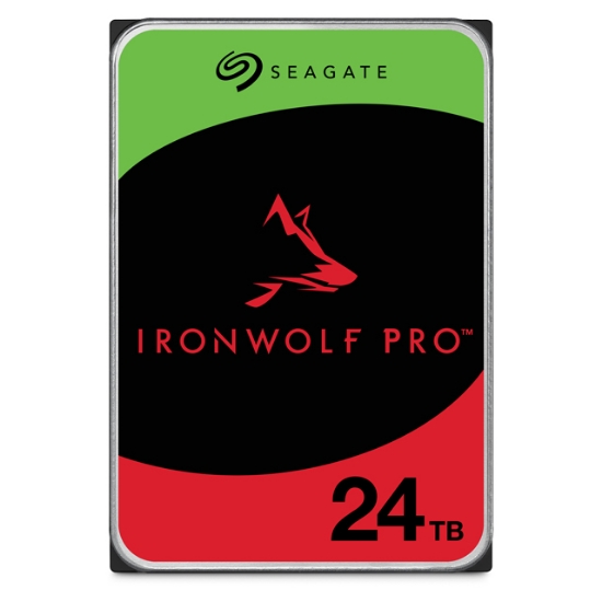 Picture of Seagate IronWolf Pro ST24000NT002 internal hard drive 24 TB 7200 RPM 512 MB 3.5" Serial ATA III