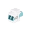 Picture of StarTech.com LC to LC Coupler, LC Fiber Coupler, LC/UPC Keystone Jack, Duplex Fiber Optic LC Keystone Coupler for Patch Panel