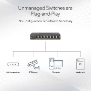 Picture of NETGEAR MS105-100EUS network switch Unmanaged 2.5G Ethernet (100/1000/2500) Power over Ethernet (PoE) 1U
