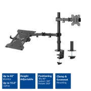 Picture of ACT Monitor arm 32", laptop mount, 1 monitor