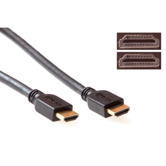 Picture of ACT 1 meter HDMI High Speed cable v1.4 HDMI-A male - HDMI-A male