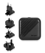 Picture of Targus APA803GL mobile device charger Universal Black AC Fast charging Indoor