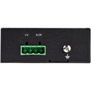 Picture of StarTech.com PoE+ Industrial Fiber to Ethernet Media Converter 60W - SFP to RJ45 - Singlemode/Multimode Fiber to Copper Gigabit Ethernet - Compact Size - IP-30/ -40 to +75C