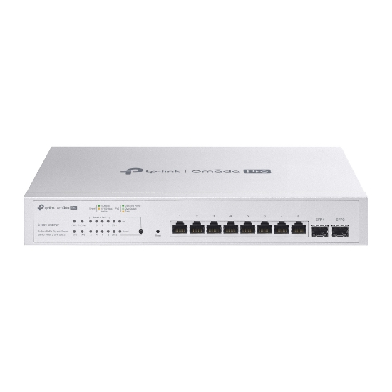 Picture of TP-Link Omada Pro 8-Port PoE+ Gigabit Smart Switch with 2 SFP Slots