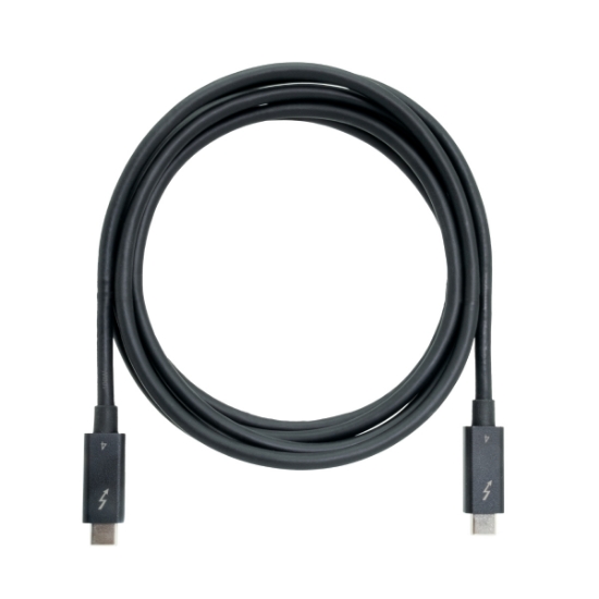 Picture of QNAP CAB-TBT4-2M Thunderbolt cable 40 Gbit/s Black