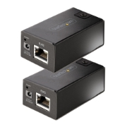 Picture of StarTech.com 150m (492ft) USB 2.0 Extender over Cat5e/Cat6 Ethernet Cable, Externally Powered USB Extender via RJ45/Network Cable, USB Over Ethernet Cable Extender/Adapter