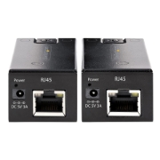 Picture of StarTech.com 150m (492ft) USB 2.0 Extender over Cat5e/Cat6 Ethernet Cable, Externally Powered USB Extender via RJ45/Network Cable, USB Over Ethernet Cable Extender/Adapter