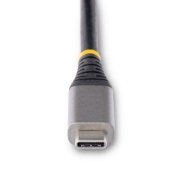 Picture of StarTech.com USB-C Multiport Adapter - 4K 60Hz HDMI - HDR - 2-Port 5Gbps USB 3.0 Hub - 100W Power Delivery Pass-Through - GbE - Works with Chromebook certified - Windows/macOS
