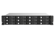 Picture of QNAP TL-R1220Sep-RP HDD/SSD enclosure Black, Grey 2.5/3.5"
