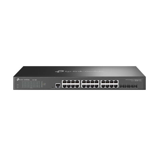 Picture of TP-Link Omada 24-Port Gigabit L2+ Managed Switch with 4 10GE SFP+ Slots