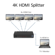 Picture of ACT 4K HDMI splitter, 1 in 4 out, EDID support