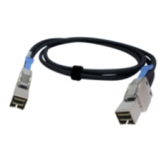 Picture of QNAP CAB-SAS05M-8644 Serial Attached SCSI (SAS) cable 0.5 m Black