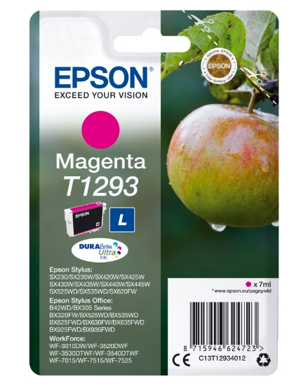 Picture of Epson Apple Singlepack Magenta T1293 DURABrite Ultra Ink