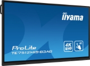 Picture of iiyama TE7512MIS-B3AG Signage Display Kiosk design 190.5 cm (75") LCD Wi-Fi 400 cd/m² 4K Ultra HD Black Touchscreen Built-in processor Android 11 24/7