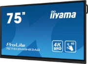 Picture of iiyama TE7512MIS-B3AG Signage Display Kiosk design 190.5 cm (75") LCD Wi-Fi 400 cd/m² 4K Ultra HD Black Touchscreen Built-in processor Android 11 24/7