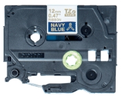 Picture of Brother TZE-RN34 label-making tape Gold on navy